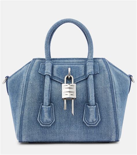 my givenchy antigona mini|givenchy mini antigona lock denim tote bag.